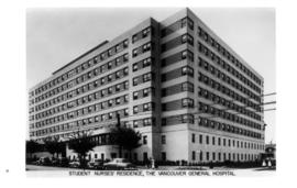 Student Nurses' Residence, the Vancouver General Hospital