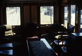 Dunrobin train, coach interior