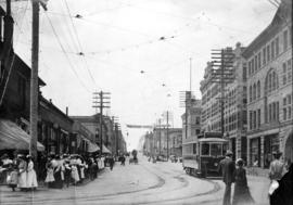 Granville Street looking south towards Pender