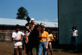 Children at stables