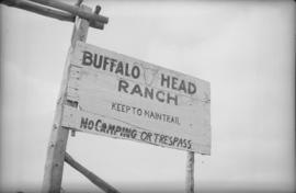 Sign for Buffalo Head Ranch