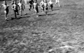 Group of boys running