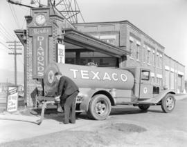 Ross [Oil Company Distributors] new Texaco Oil Truck