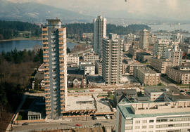 [Northwest facing cityscape view of the West End]