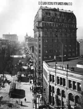 One of Vancouver's business streets