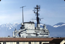 Aircraft carrier in Vancouver Harbour [Coral Sea]