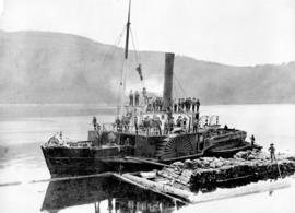 [S.S. "Beaver"] 1st Steamer on the Pacific Coast - Master Geo. Marchant