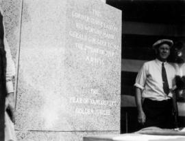 Corner stone well and truly laid [at City Hall], July 2nd 1936