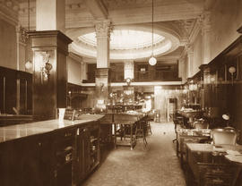 [Interior showing the first floor of the Winch Building, 739 West Hastings Street]