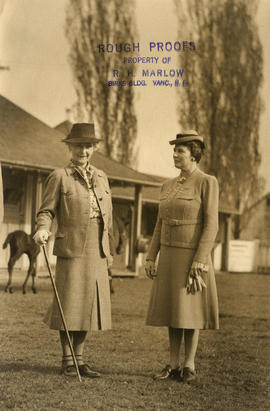 Aldyen Hamber with Princess Alice at Minnekhada stables