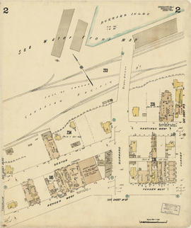 Plate 2 [Hornby Street to Burrard Inlet to Thurlow Street to Pender Street]
