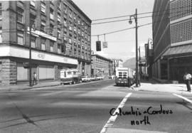 Columbia and Cordova [Streets looking] north