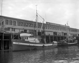 Fish  boat "Victor F" [at dock]