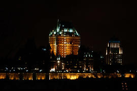 Day 36 View of Chateau Frontenac in Quebec City, Quebec.