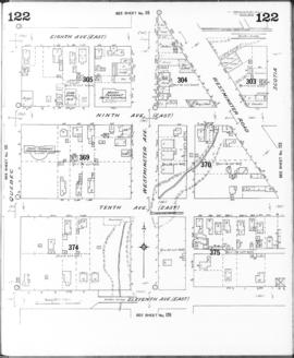 Plate 122 [Scotia Street to Eighth Avenue to Quebec Street to Eleventh Avenue]