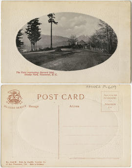 The point overlooking Burrard Inlet, Stanley Park, Vancouver, B.C.