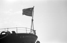 [Flag on stern of the "China Exporter"]