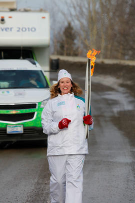 Day 092, torchbearer no. 037, Kimberly F - Quesnel