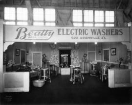 Beatty Bros. display of electric washing machines