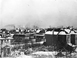 [View looking east from the residence of E.B. Herman at 1287 Robson Street]