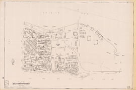 Sectional map of Vancouver showing streets, block and lot outlines, and building perimeters : Map...