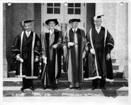 University of British Columbia honorary degree recipients and officials