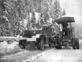 Army convoy through Rockies