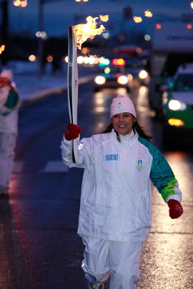 Day 040, torchbearer no. 023, Isabelle R - Quebec