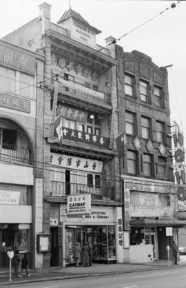 View of 100 block East Pender Street