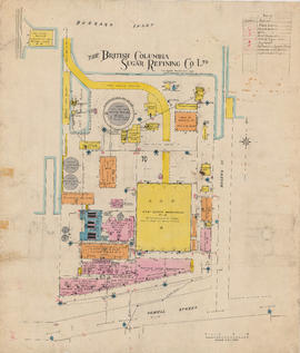 British Columbia Sugar Refining Co. Ltd., Vancouver, B.C. [fire insurance plan]