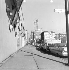 [Seymour St. at Nelson St., looking south]