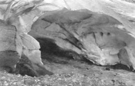 [An ice cave in Yoho Glacier]