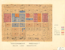 Government precinct : major land ownerships