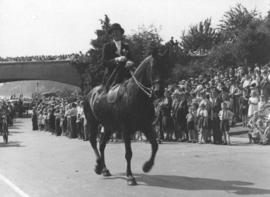 [Mrs. John Whittle of Golden Rain Farm in Stanley Park for the rededication]