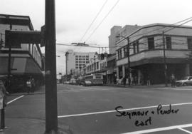 Seymour and Pender [Streets looking] east