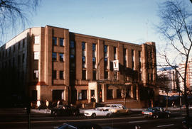 Exterior of YMCA building at 955 Burrard Street