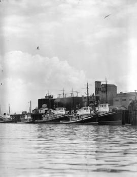 Boats at wharf