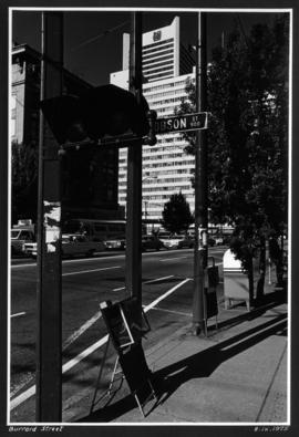 Burrard Street [at the 900 block of Robson Street]