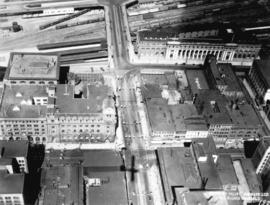 [Aerial photograph of the third CPR station]
