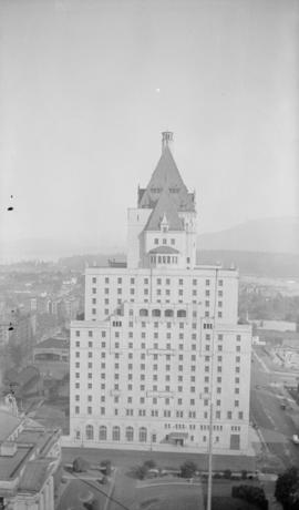 C.P.R. Hotel Vancouver from C.P. Roof Garden