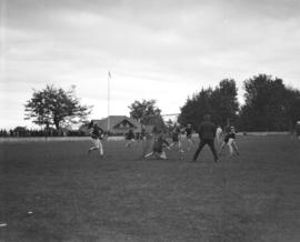 Lacrosse action, Brockton Point