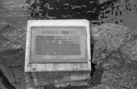 [Siwash Rock plaque, Stanley Park]