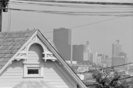 [View of Downtown from Fairview, top of house at 1301 West 7th Avenue, 2 of 8]