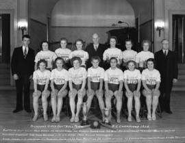 Dicksons Girls Softball Team - B.C. Champions 1935