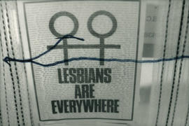 Lesbians are everywhere poster