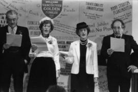 Norman Young, Marguerite Ford, May Brown and Harry Rankin deliver a theatrical presentation