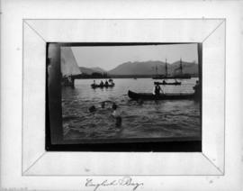 [Swimming and canoeing at] English Bay