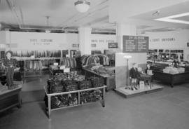 Hudson's Bay Co. Display Dept. : interiors of store [Boys' Clothing]