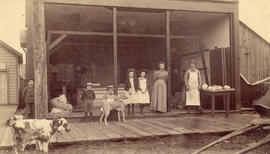 [Exterior of Williams and Craig butcher shop - 14 East Hastings Street]