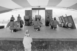 Katari Taiko Japanese drumming group performing at Vancouver Children's Festival